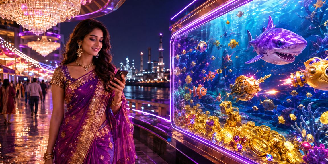 নারায়ণগঞ্জে একজন খেলোয়াড় db456 ফিশিং গেম উপভোগ করছেন